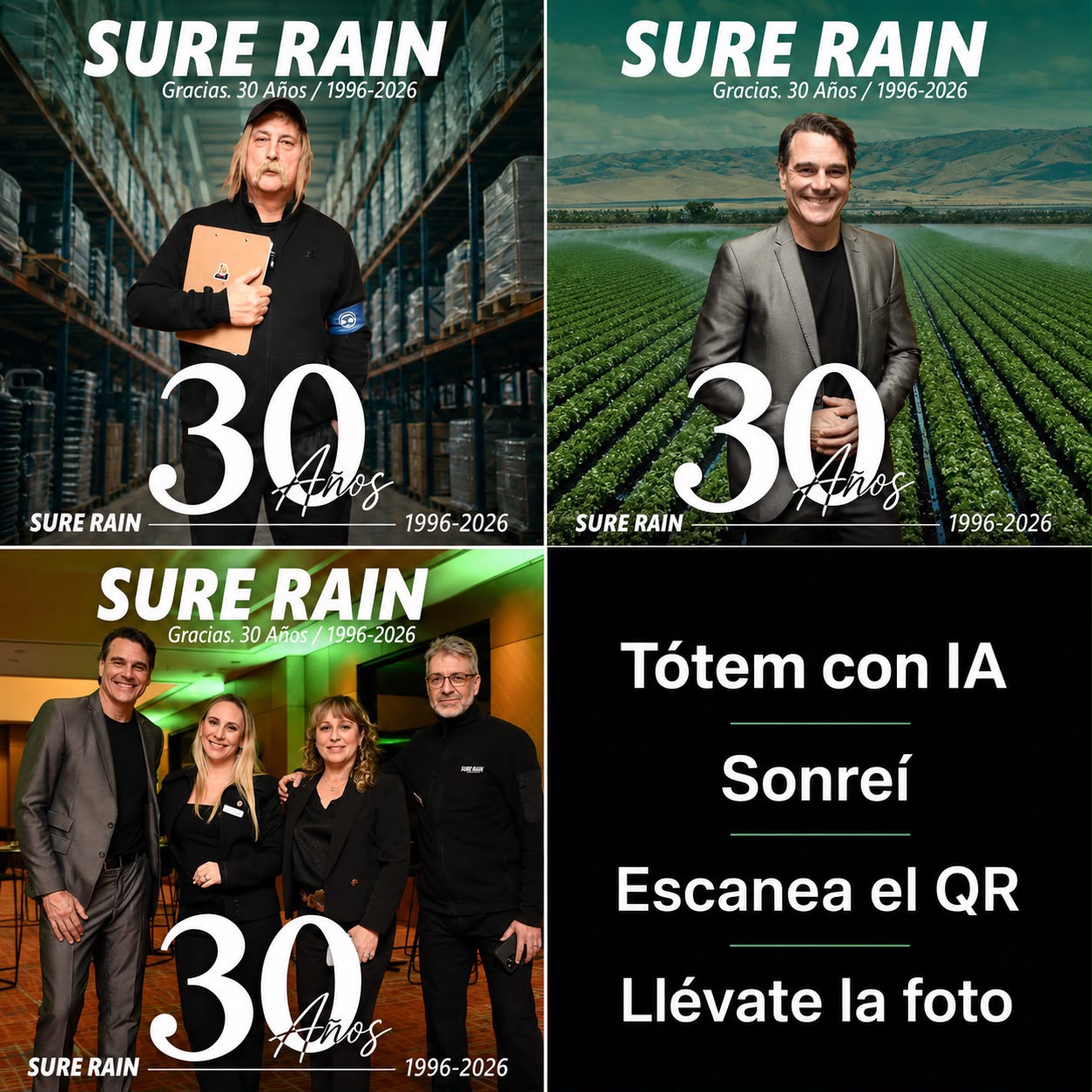 Diseños con identidad de marca: aniversario Sure Rain